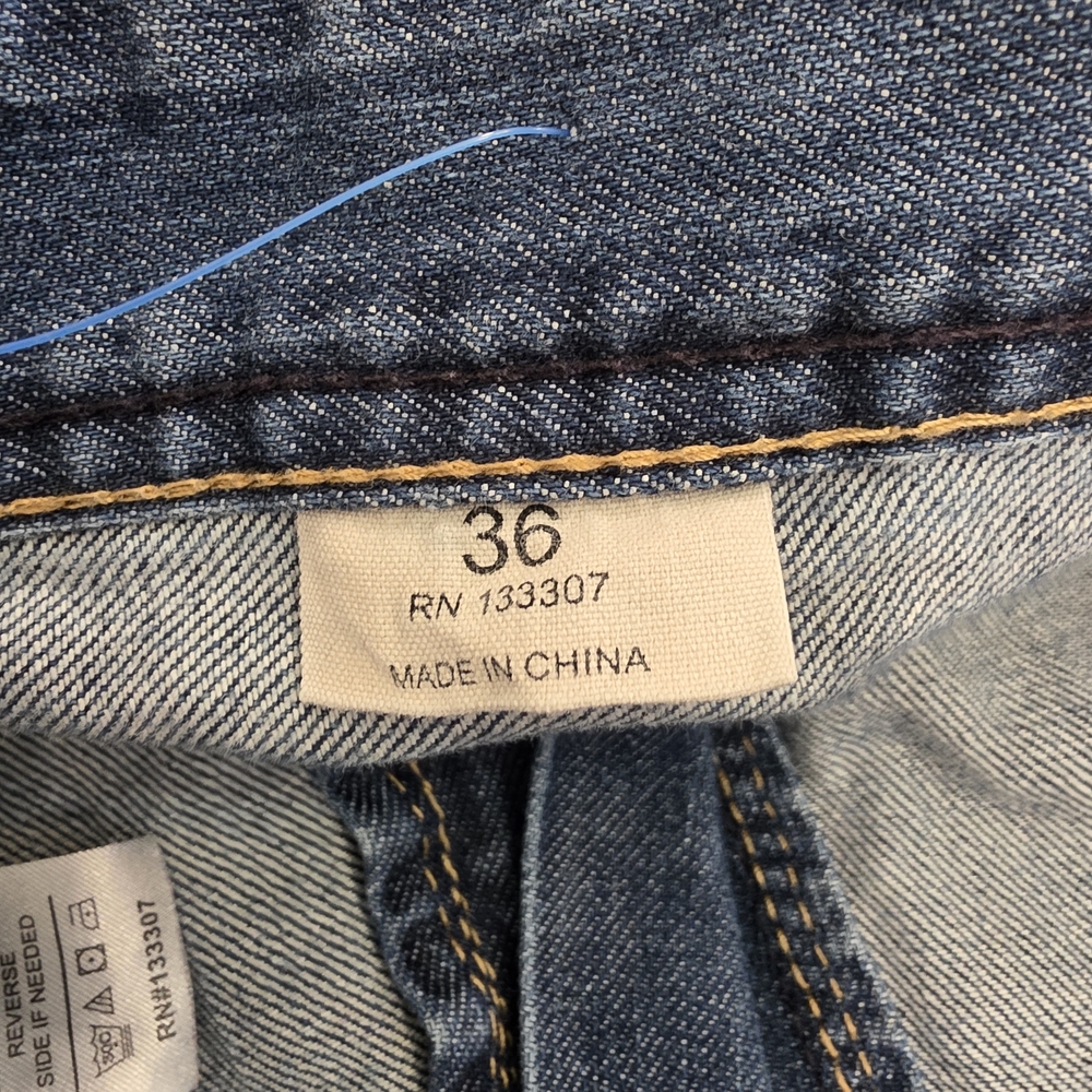 Sean John Hamilton Distressed Ripped Denim Relaxed Fit Jeans Men W36 L32 - Picture 6 of 11
